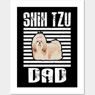 Shih Tzu Dad Proud Dogs Posters and Art